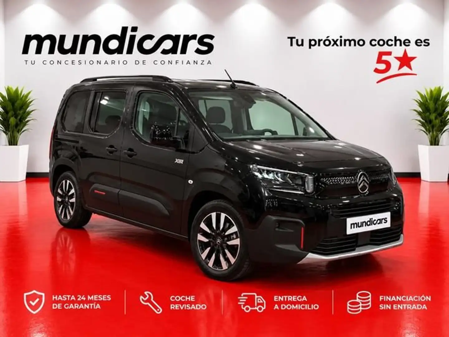 Citroen Berlingo Talla M BlueHDi 130 S&S MAX Auto Negro - 1