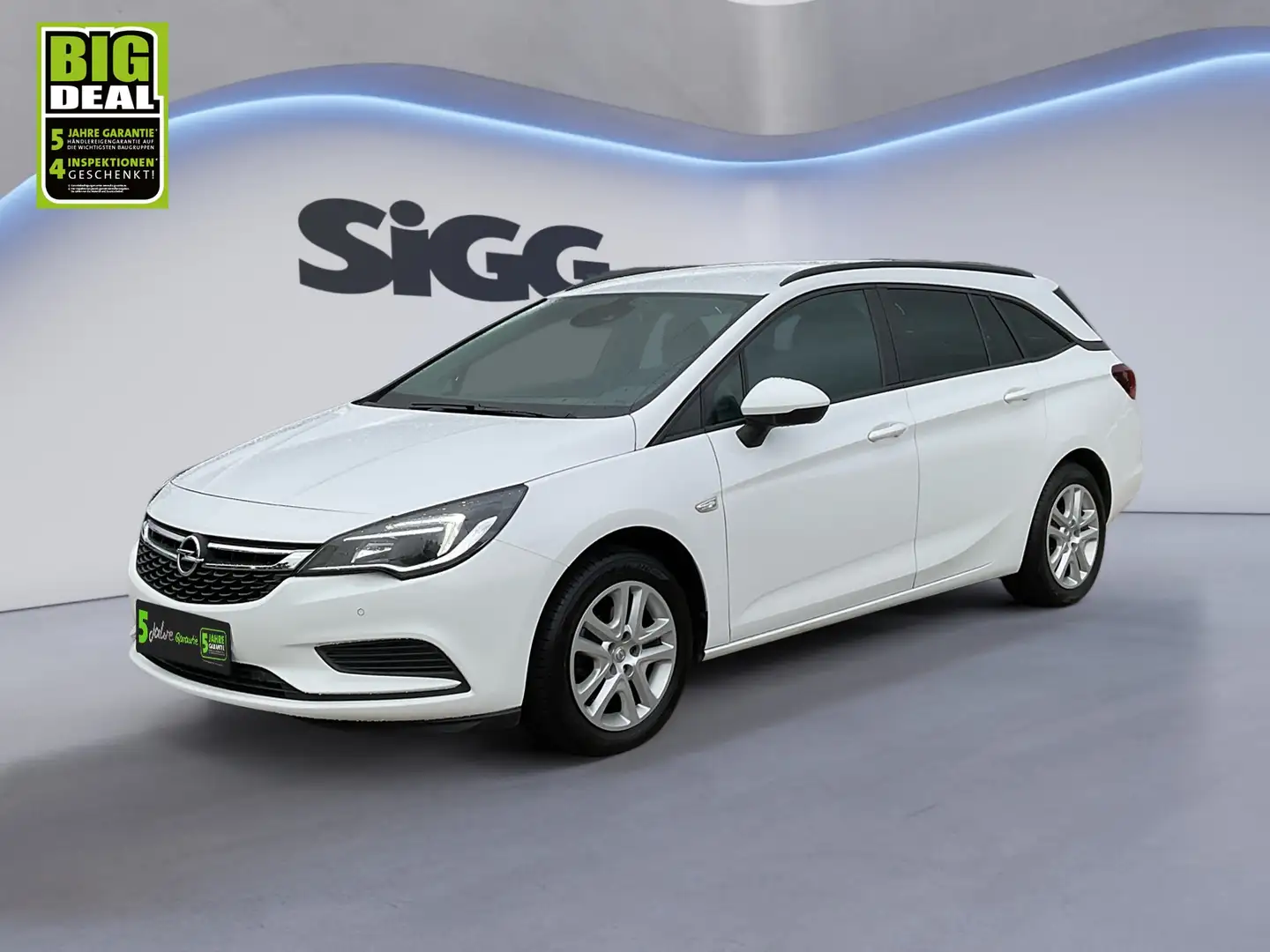 Opel Astra ST 1.4 Turbo Edition Automatik AHK PDC Weiß - 2