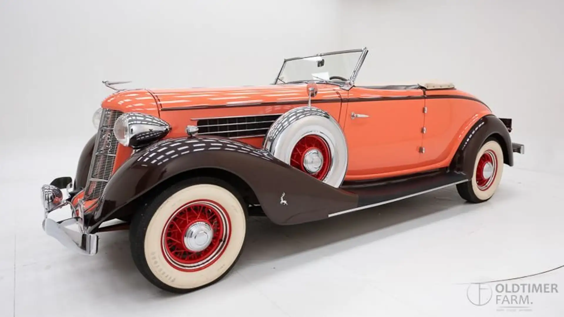 Oldtimer Auburn 852 Convertible Coupe '36 CH5527 Arancione - 1