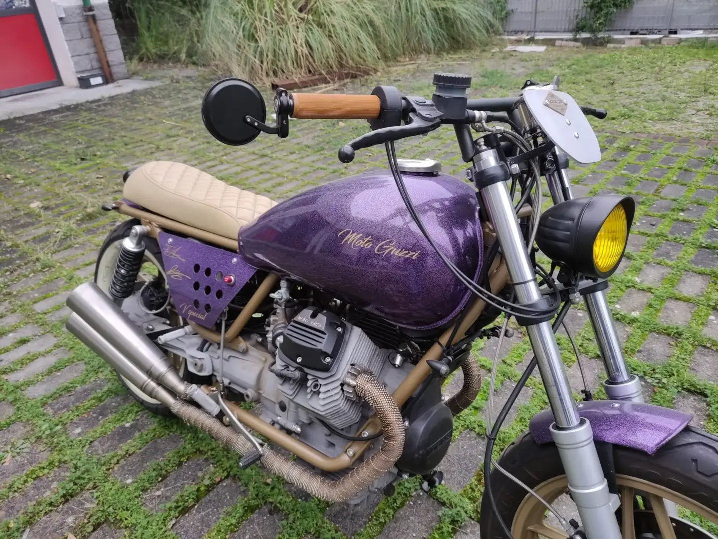 Moto Guzzi V 35 PL V35 C Lilla - 1