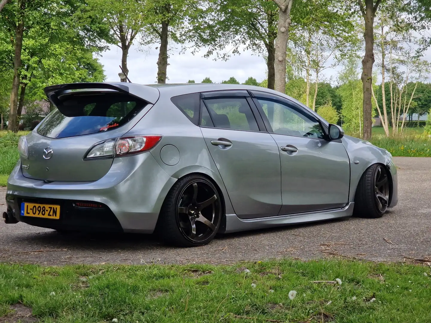 Mazda 3 1.6 RHD (righ hand drive) airco, schroefset Gris - 2