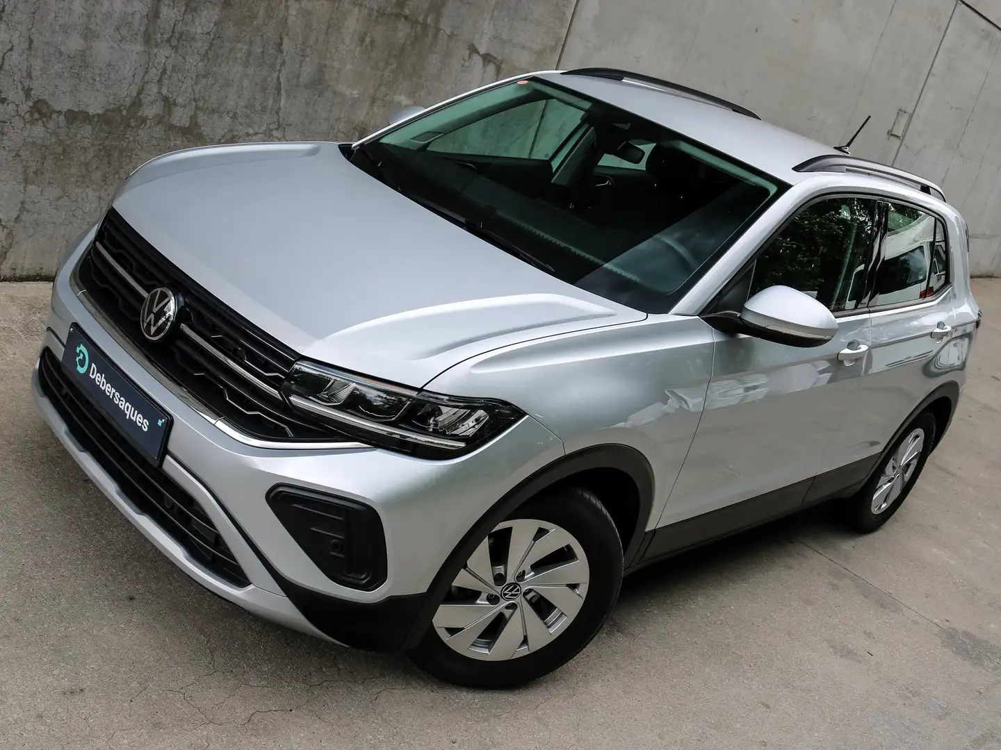 Volkswagen T-Cross 1.0 TSI Life FACELIFT/ZETELVERWARMING/PARKEERSENS Zilver - 2