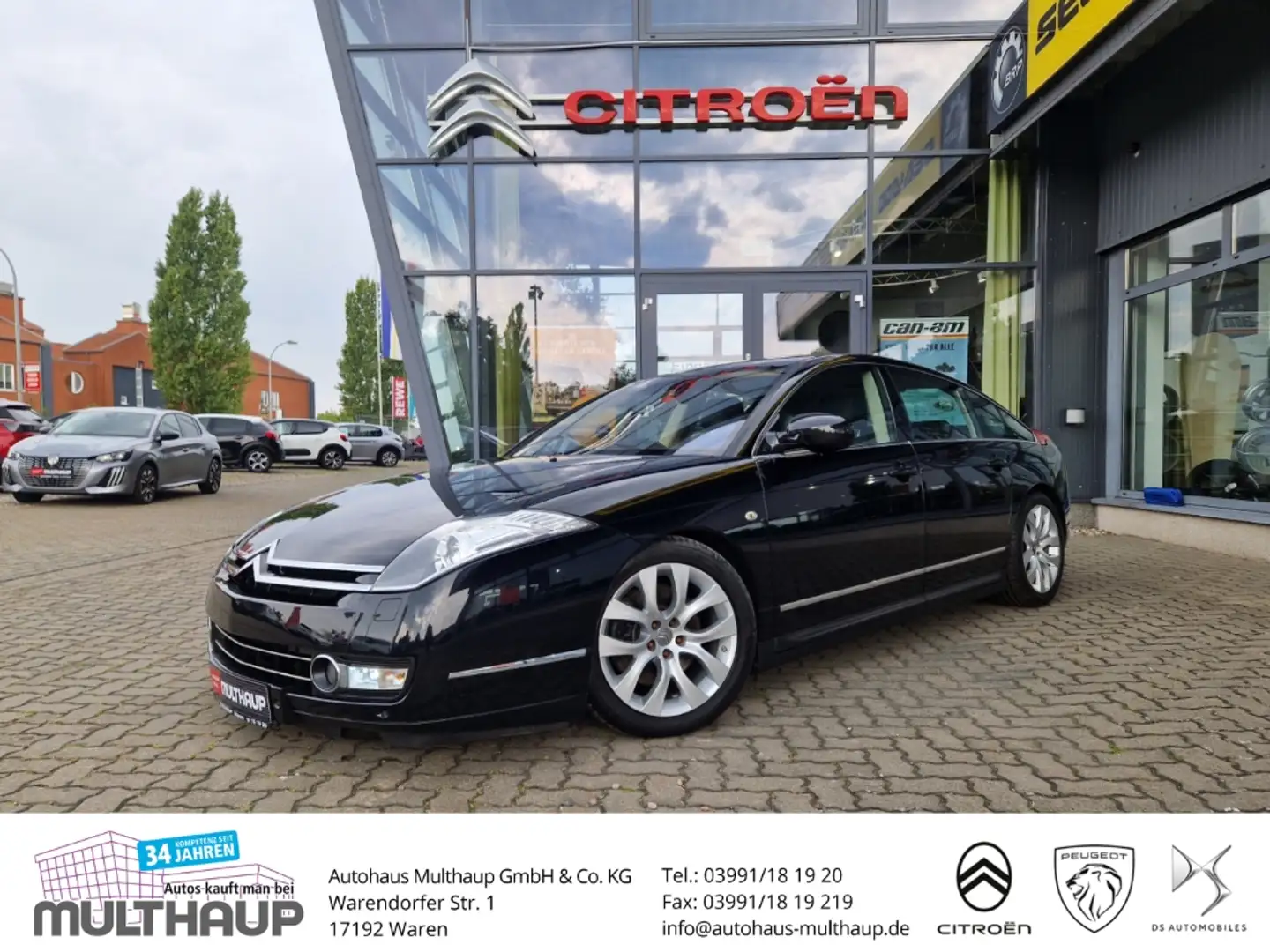 Citroen C6 3.0 V6 HDi 240 Exclusive Autom. Noir - 1