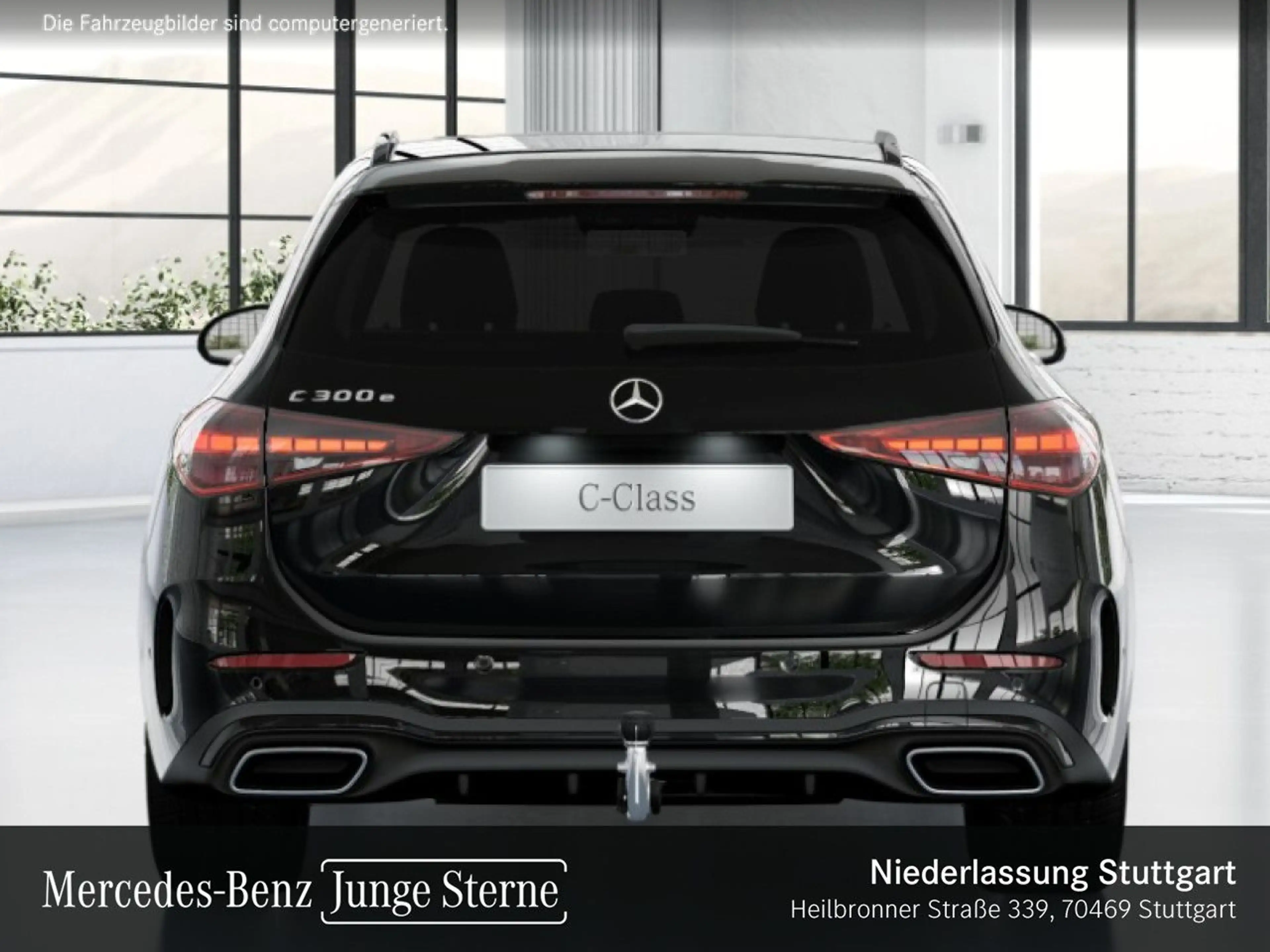 Mercedes-Benz C 300 e T AMG+NIGHT+360+AHK+KEYLESS+9G — photo 9