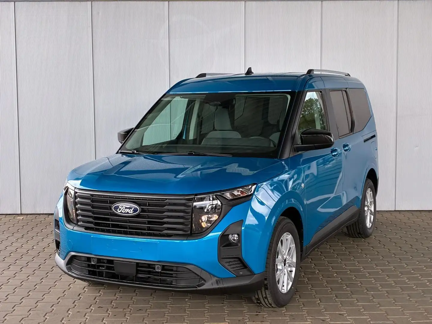 Ford Tourneo Courier Titanium 1.0 Ecoboost / PDC V&H +Kamera Shz vo ... Blau - 1