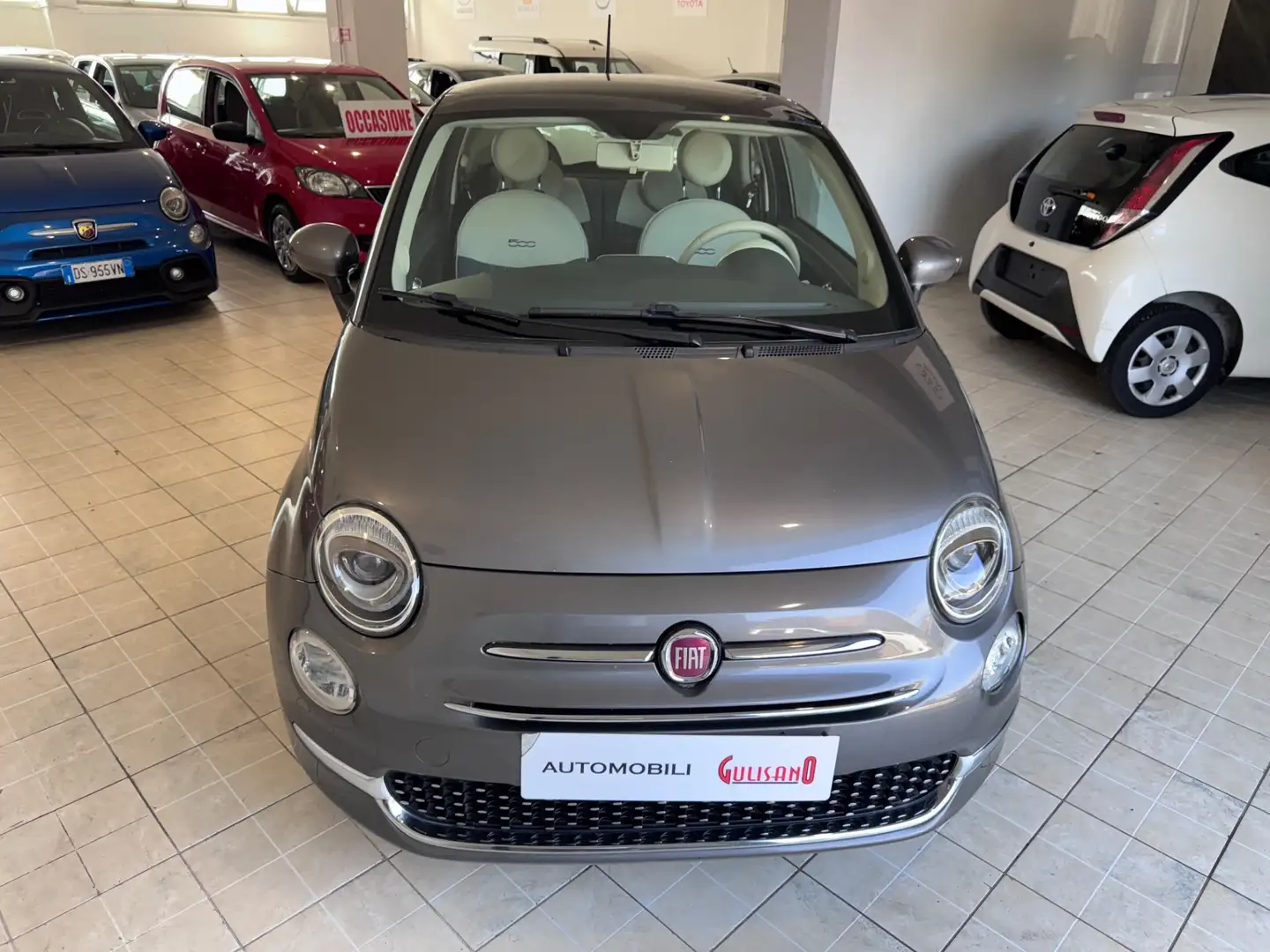 Fiat 500 1.2 Lounge Gris - 2