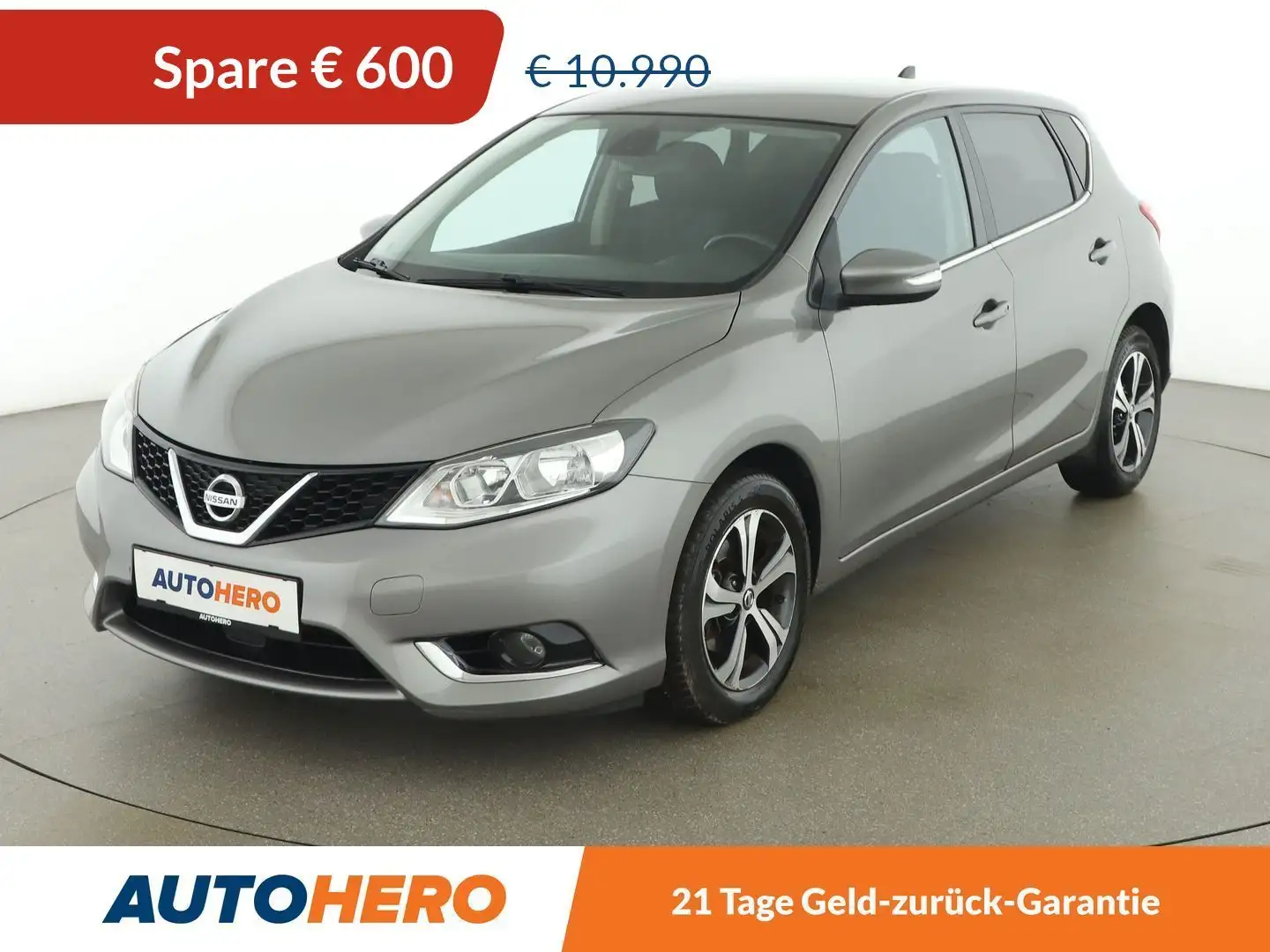 Nissan Pulsar 1.2 Acenta Aut. *NAVI*TEMPO*SHZ*CAM* Grau - 1