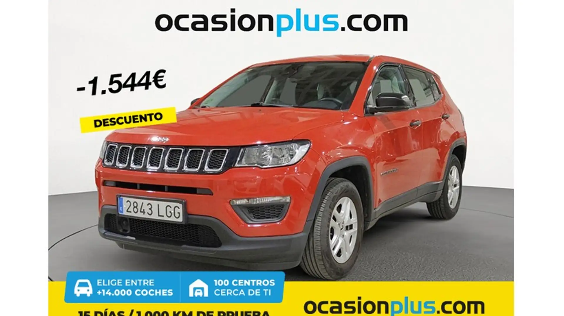 Jeep Compass 1.4 Multiair Sport 4x2 103kW Orange - 1