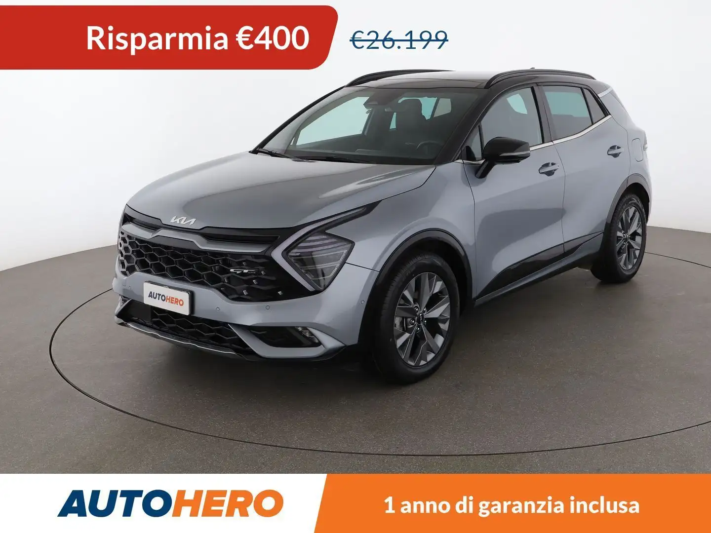 Kia Sportage 1.6 Plug-in Hybrid GT Line Plus FHEV Grigio - 1