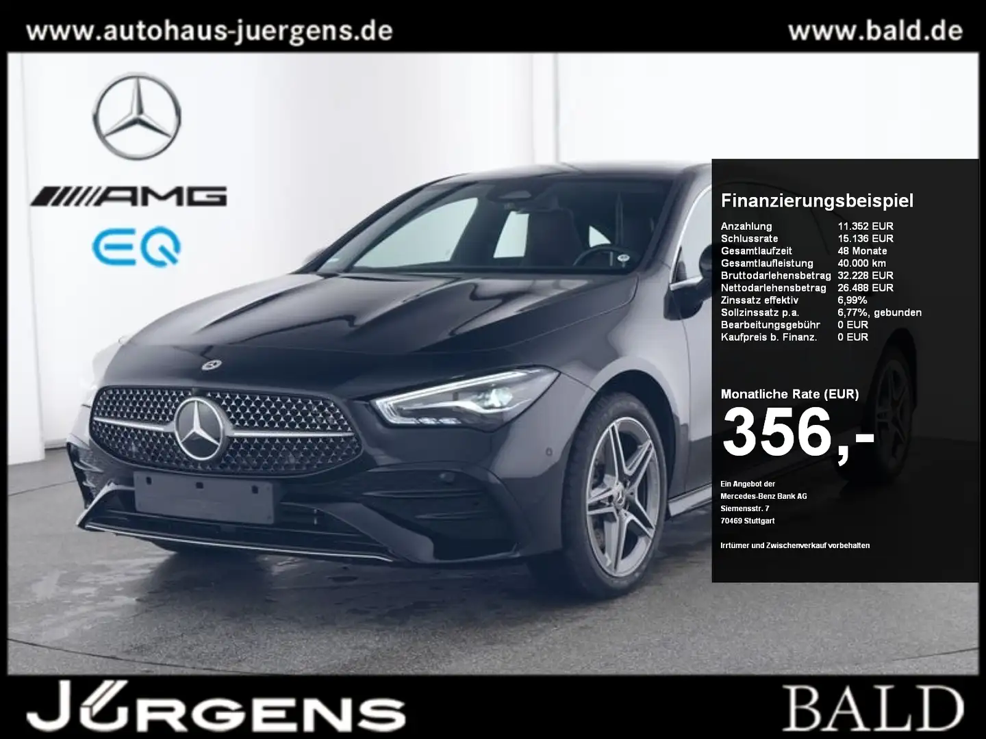 Mercedes-Benz CLA 250 e SB AMG-Advanced/LED/Pano/Totw/Easy/18" Schwarz - 1