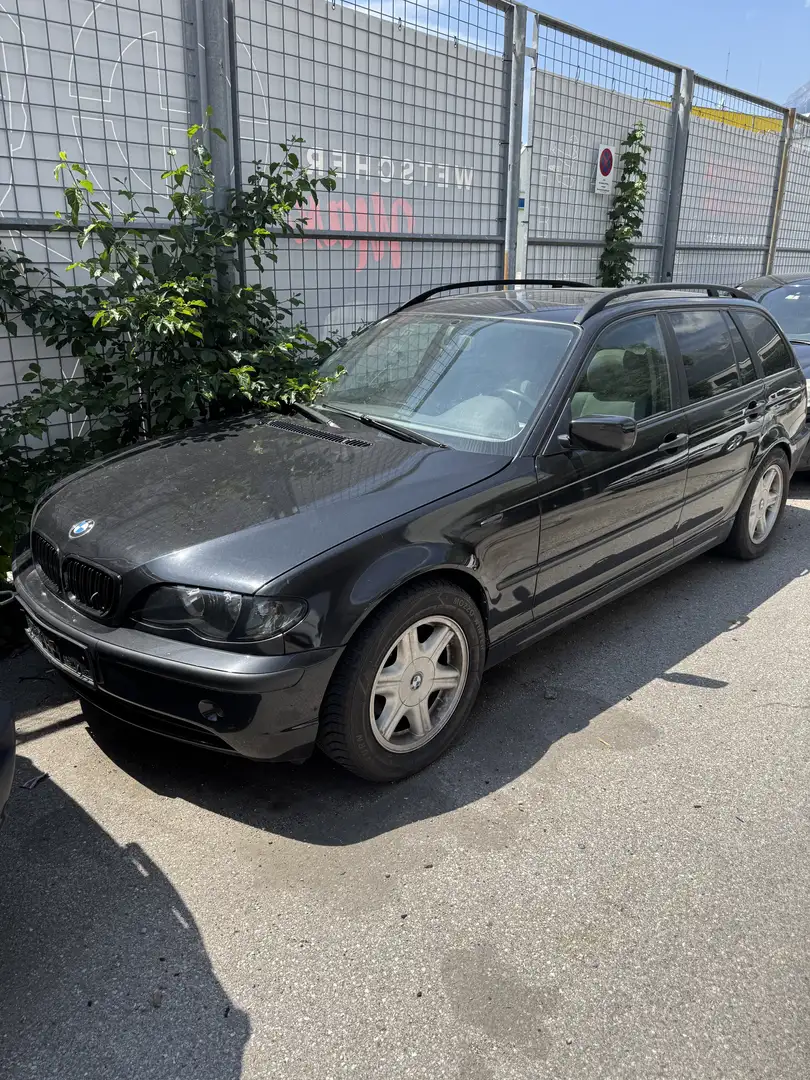 BMW 318 318d touring Schwarz - 1