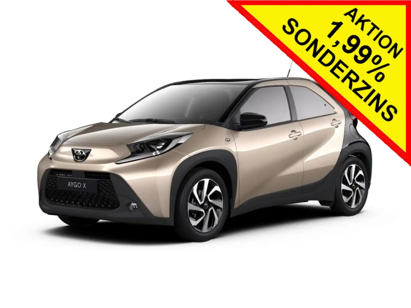 Toyota Aygo X TEAM-D+CPLAY+MODEL2024+SONDERAKTION+SOFORT Beige - 1