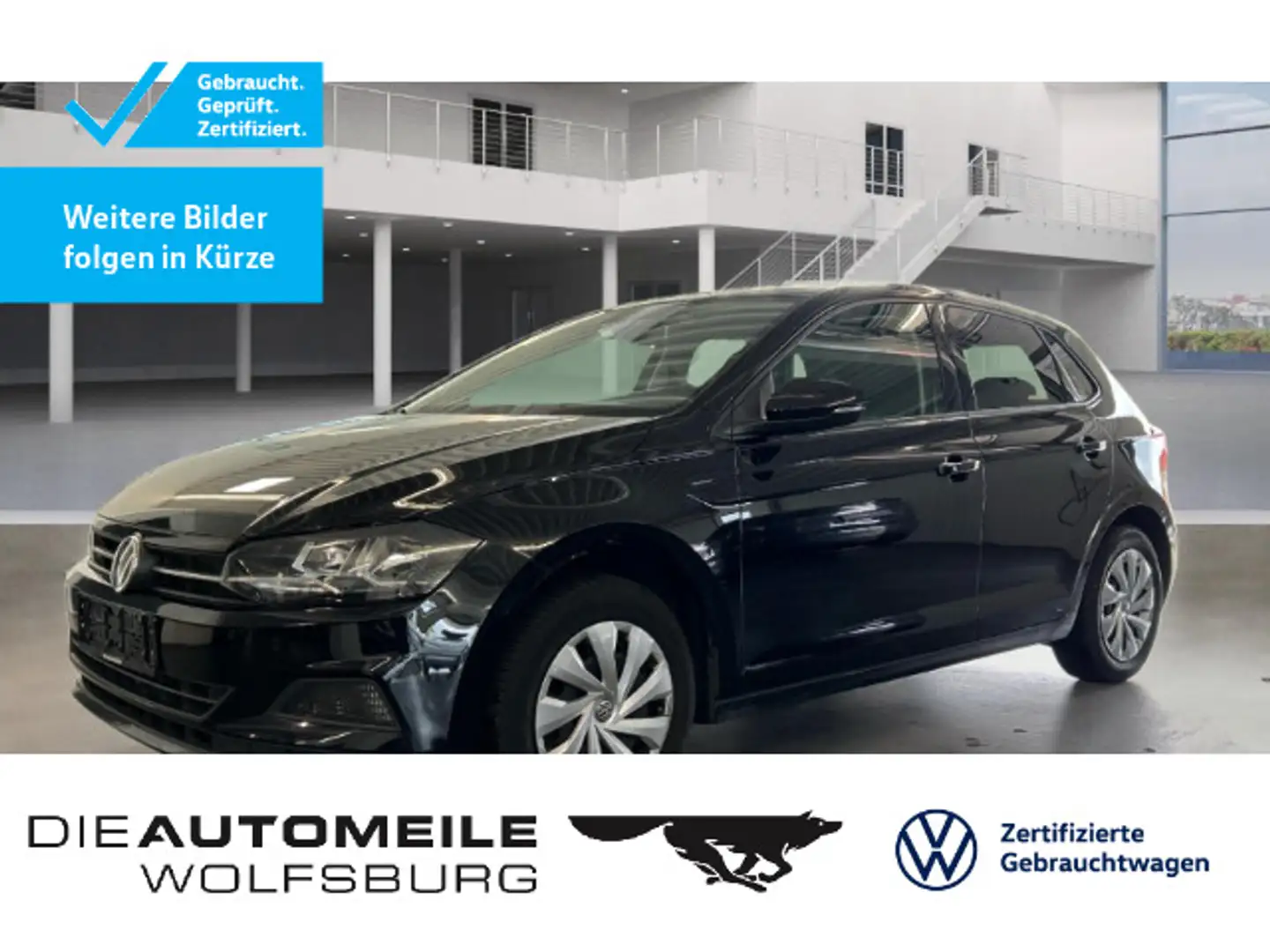 Volkswagen Polo 6 VI 1.0 TSI DSG Comfortline SITZHZ/ACC/CLI Noir - 1