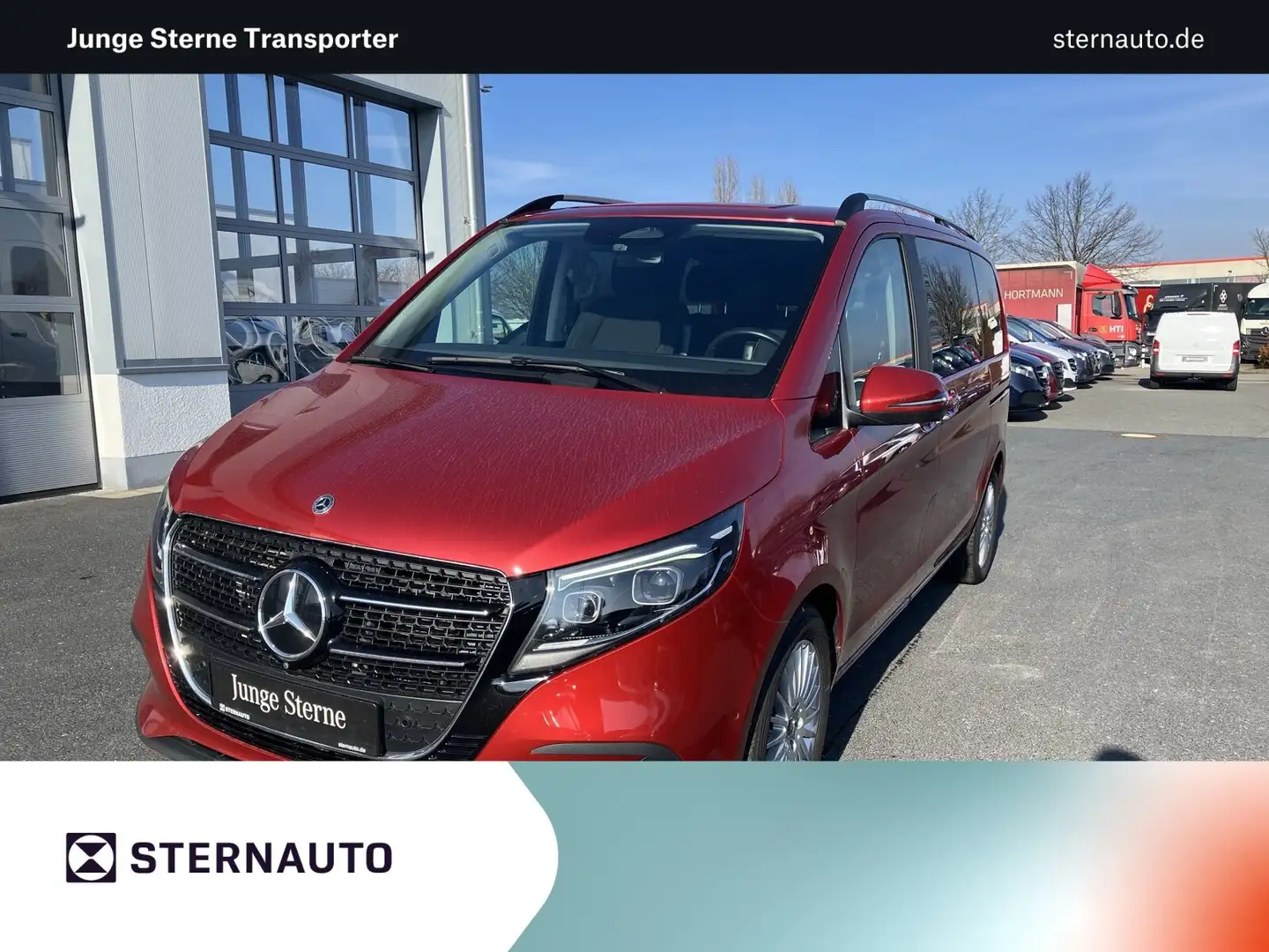 Mercedes-Benz V 220 V 220 d Style/K DISTR. Navi Multibeam AHK Autom. Rouge - 1