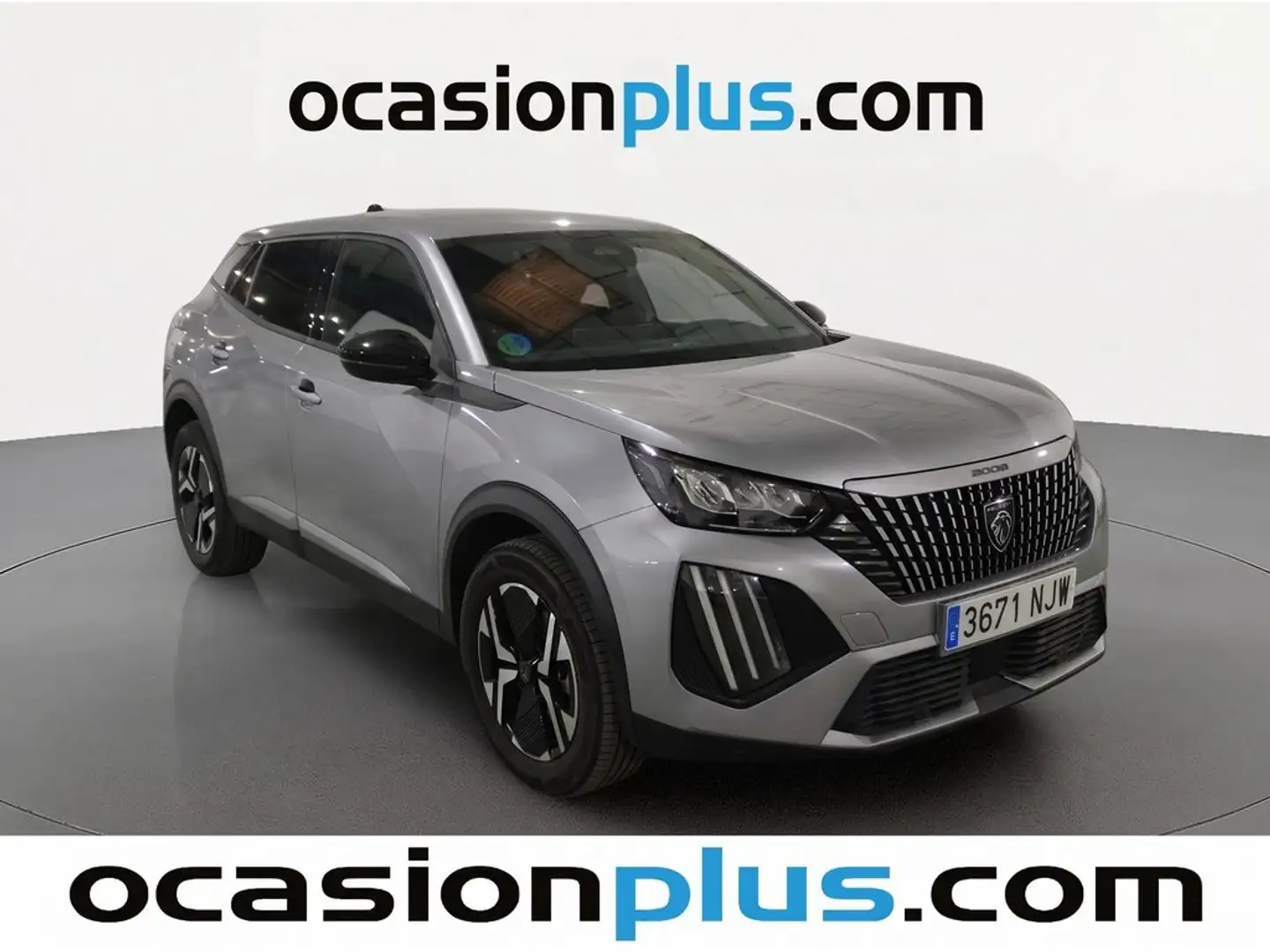 Peugeot 2008 Hybrid Allure eDCS6 145 Gris - 2