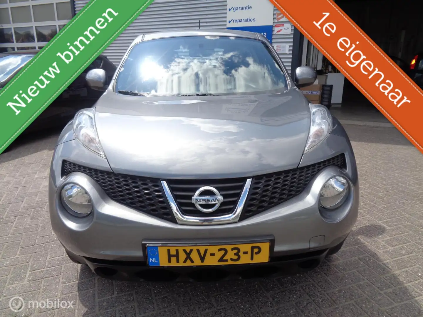 Nissan Juke 1.6 Juke/Airco/Lm velgen/Hoge zit/1st eig/Trekhaak Grey - 2