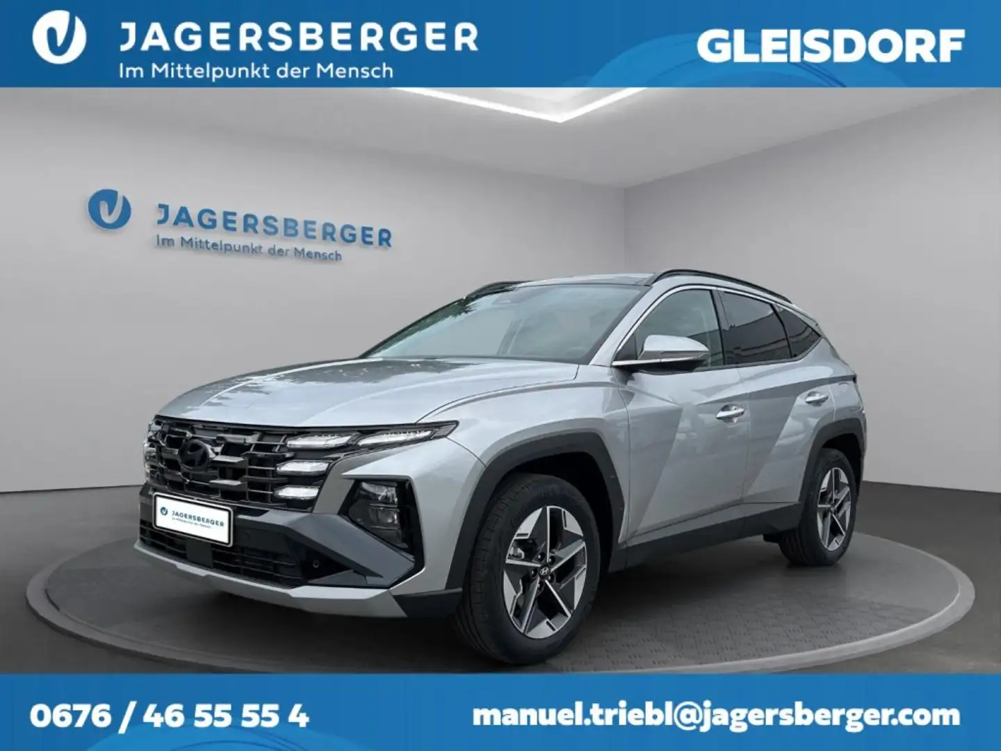 Hyundai TUCSON Comfort Line HEV 4WD *Panoramadach* Silber - 1