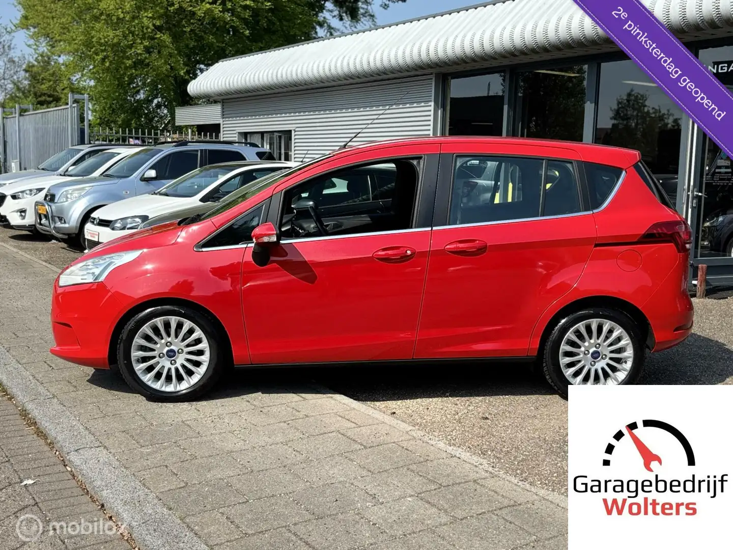 Ford B-Max 1.6 TI-VCT Titanium park.hulp autom. camera vol Rouge - 2