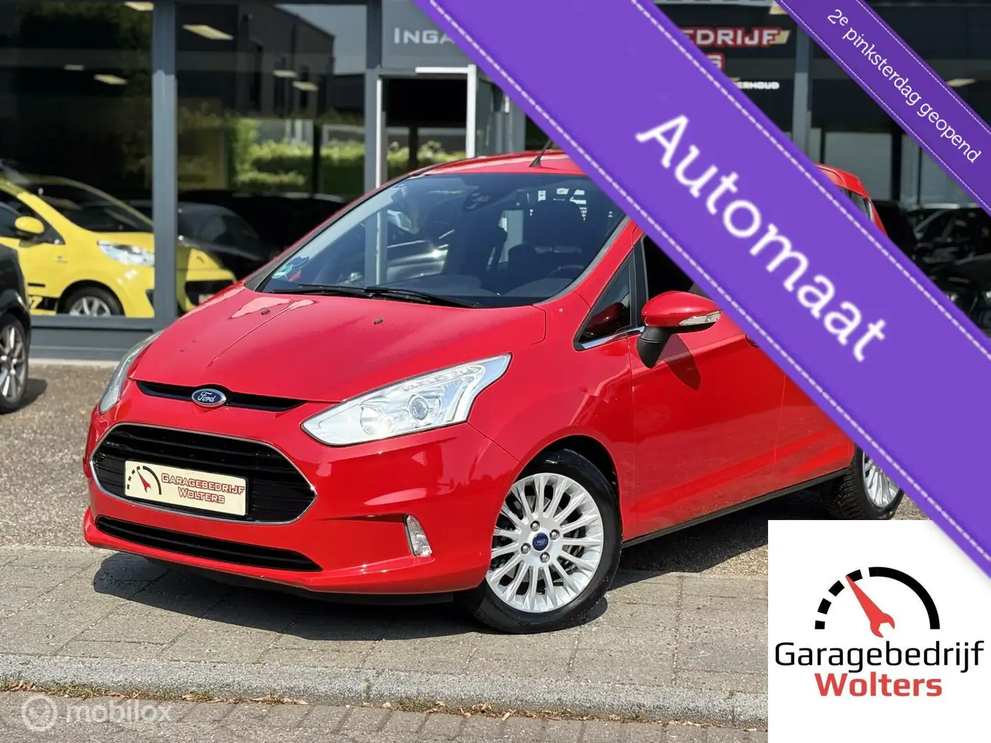 Ford B-Max 1.6 TI-VCT Titanium park.hulp autom. camera vol Rouge - 1