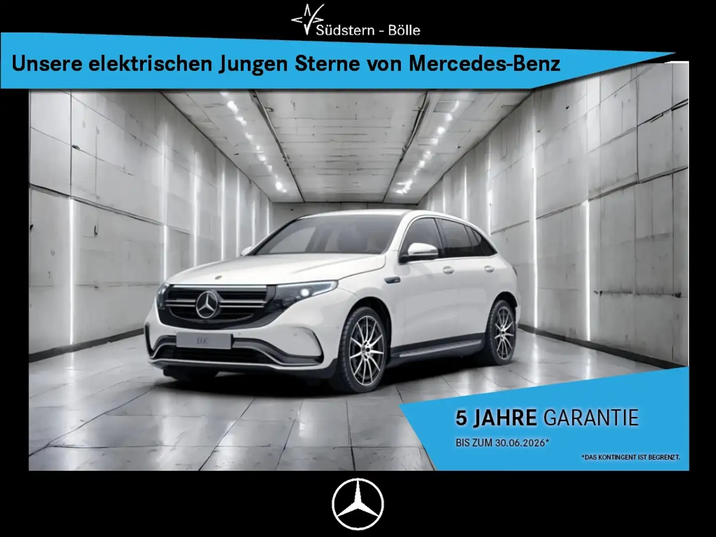 Mercedes-Benz EQC 400 4M AMG+DISTR+MULTIBEAM+SITZKLIMA+360°KAM Blanc - 1