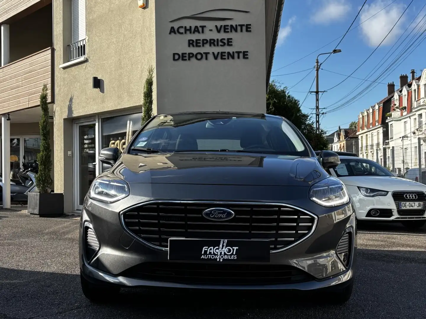 Ford Fiesta Fiesta 1.0 Flexifuel - 95 S\u0026S  2017 BERLINE T Gris - 2