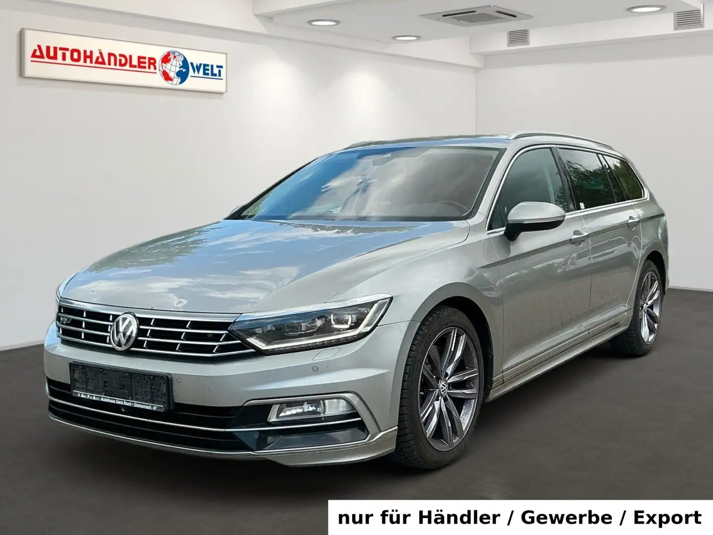 Volkswagen Passat Variant Passat Kombi 2.0 TDI AT 4x4 R-Line Memory Navi Silber - 1