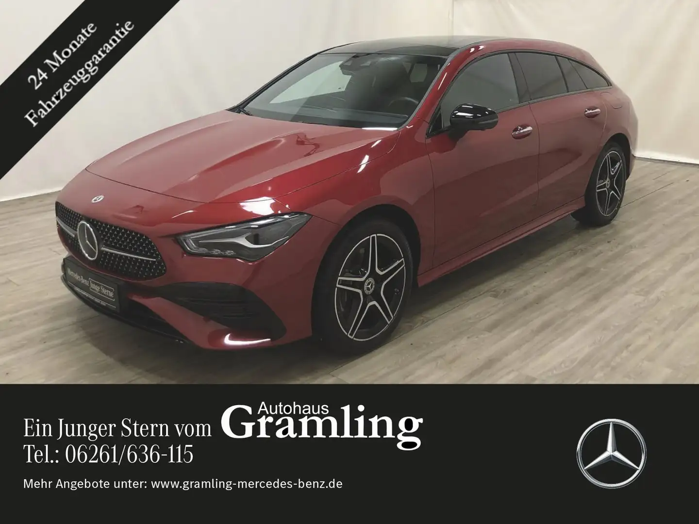 Mercedes-Benz CLA 250 e SB AMG NIGHT*Pano*AHK*Dist*360°*Ambien Rot - 1