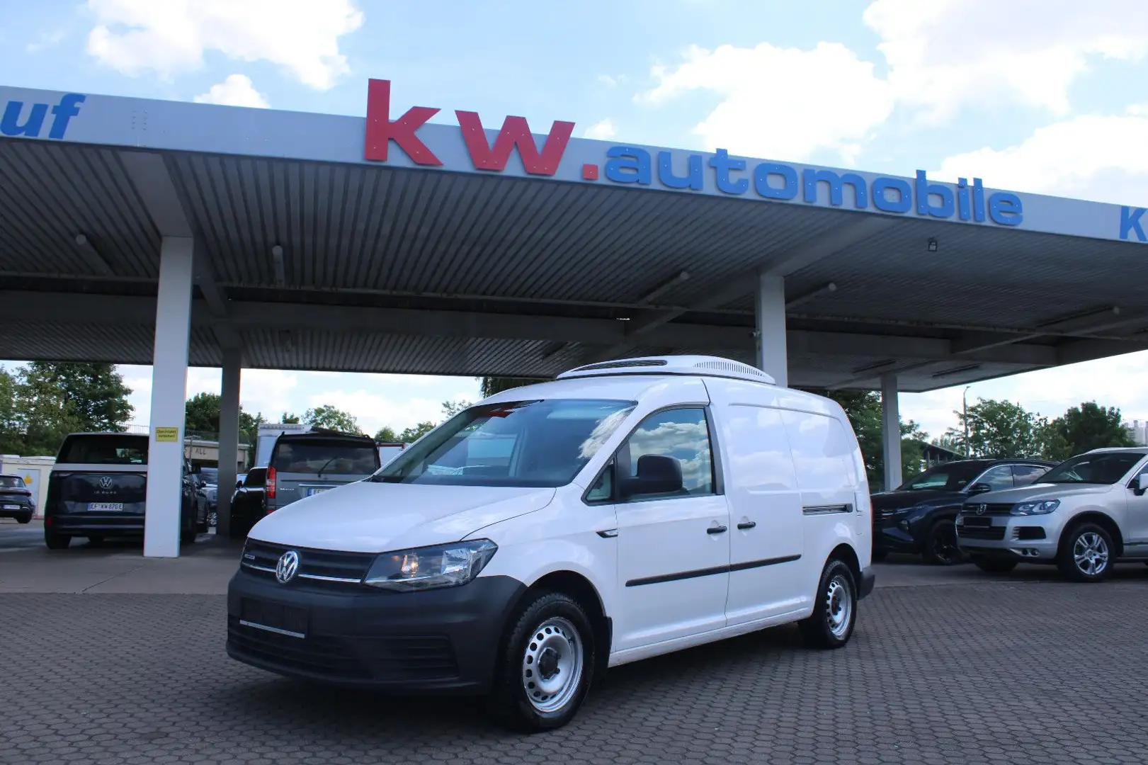 Volkswagen Caddy 1,4 TGI DSG, Tiefkühler, Klima, Standkühl. Wit - 1