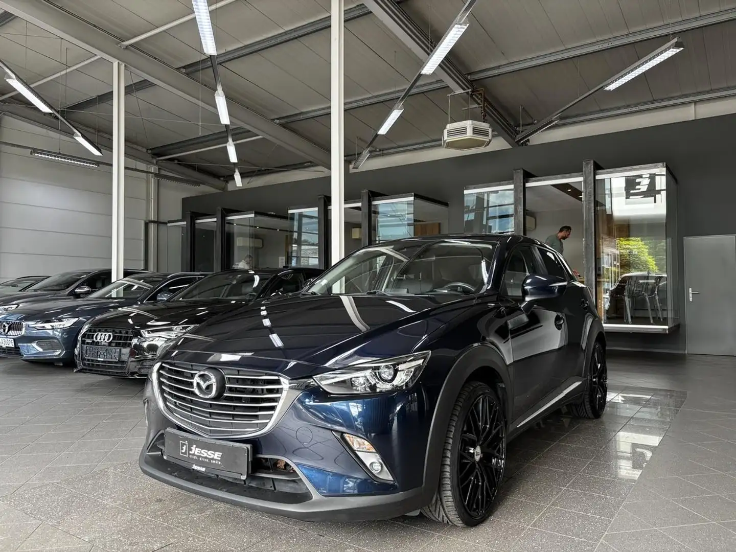 Mazda CX-3 2.0 SKYACTIV-G 150 Sports-Line AWD LED HUD Blauw - 1