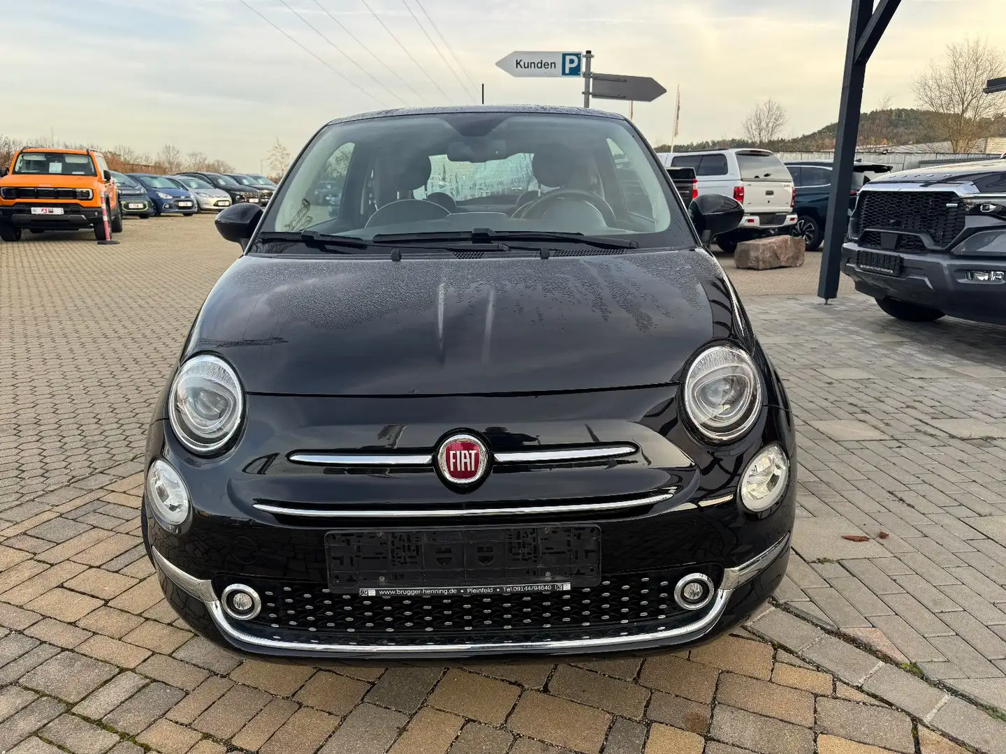 Fiat 500 1.2 8V Lounge Schwarz - 2