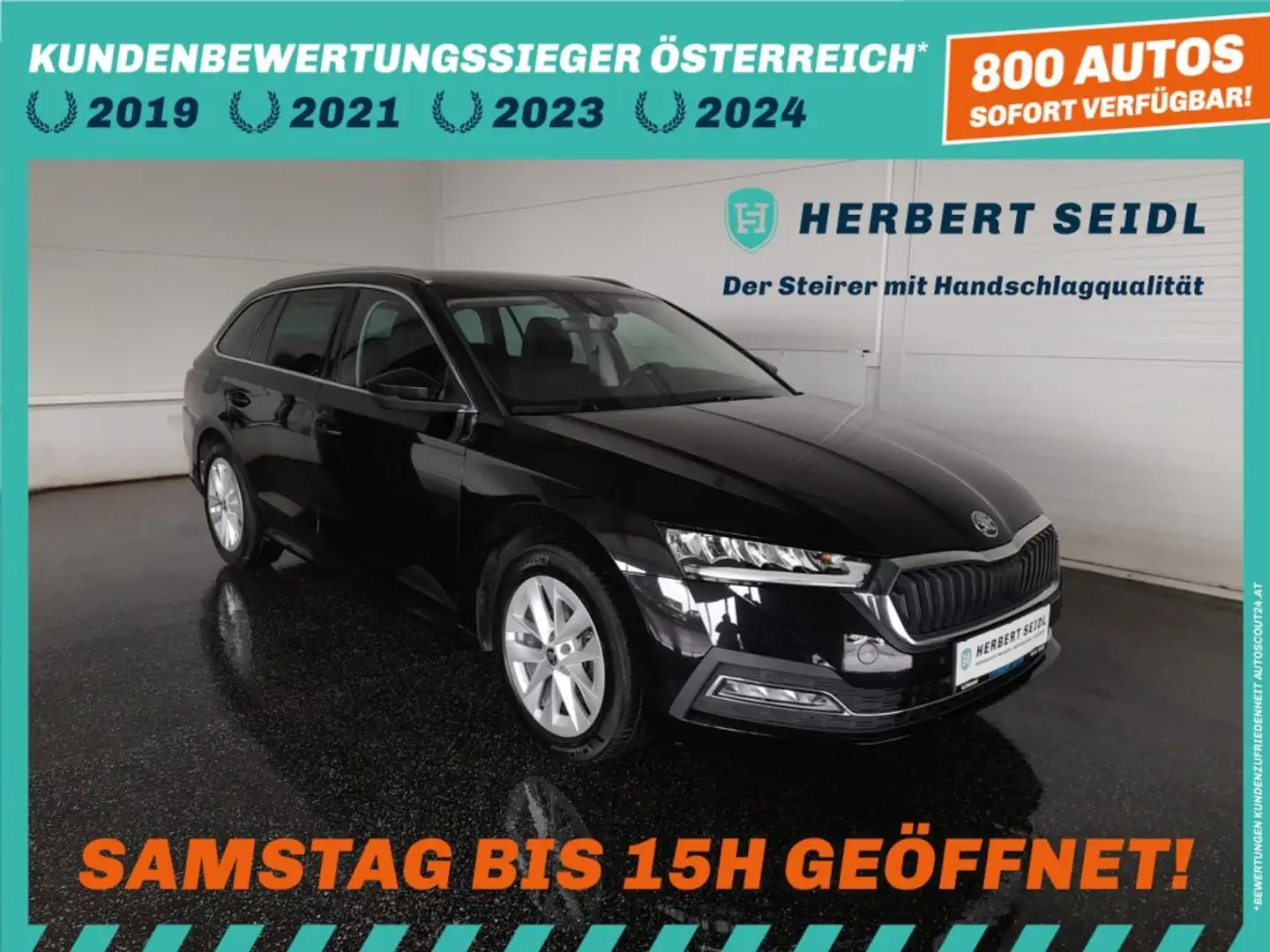 Skoda Octavia Combi STYLE 2,0 TDI DSG *LED & DYN BLINKER / VIRTUELL / HEAD-UP / NAVI / ACC / MEMORY SPORTSITZE / KEYLESS* Schwarz - 1