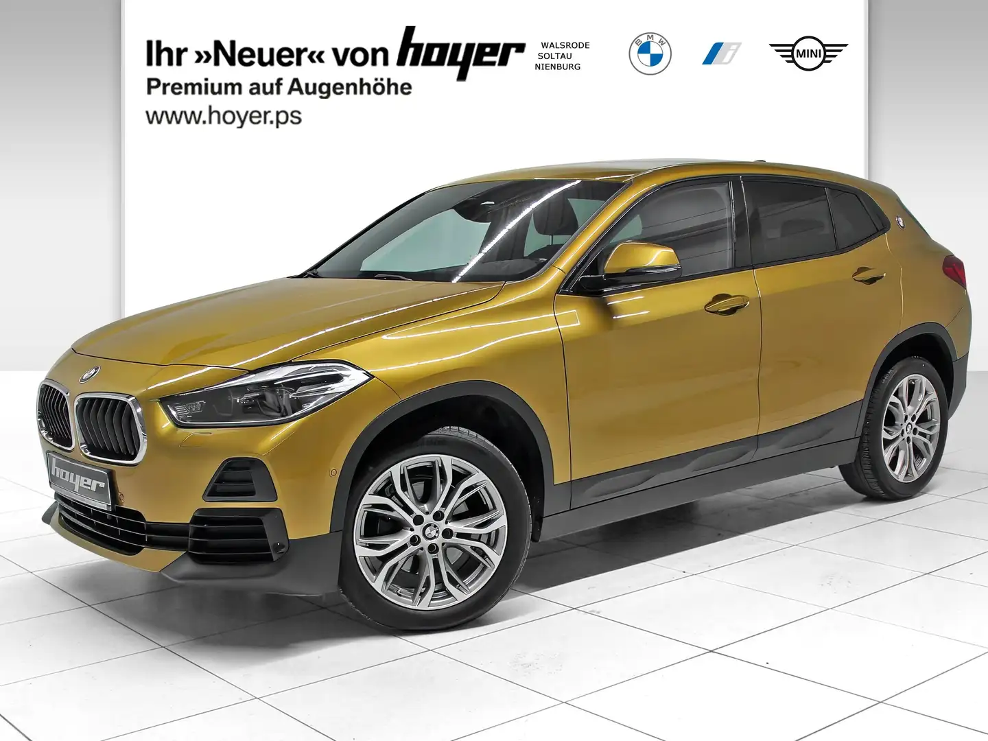 BMW X2 sDrive18d Advantage Plus Navi LED Shz RFK Gelb - 1