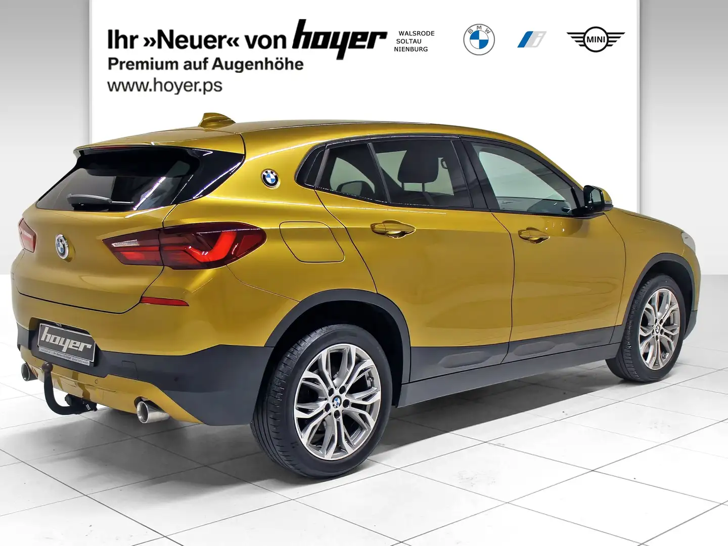 BMW X2 sDrive18d Advantage Plus Navi LED Shz RFK Gelb - 2