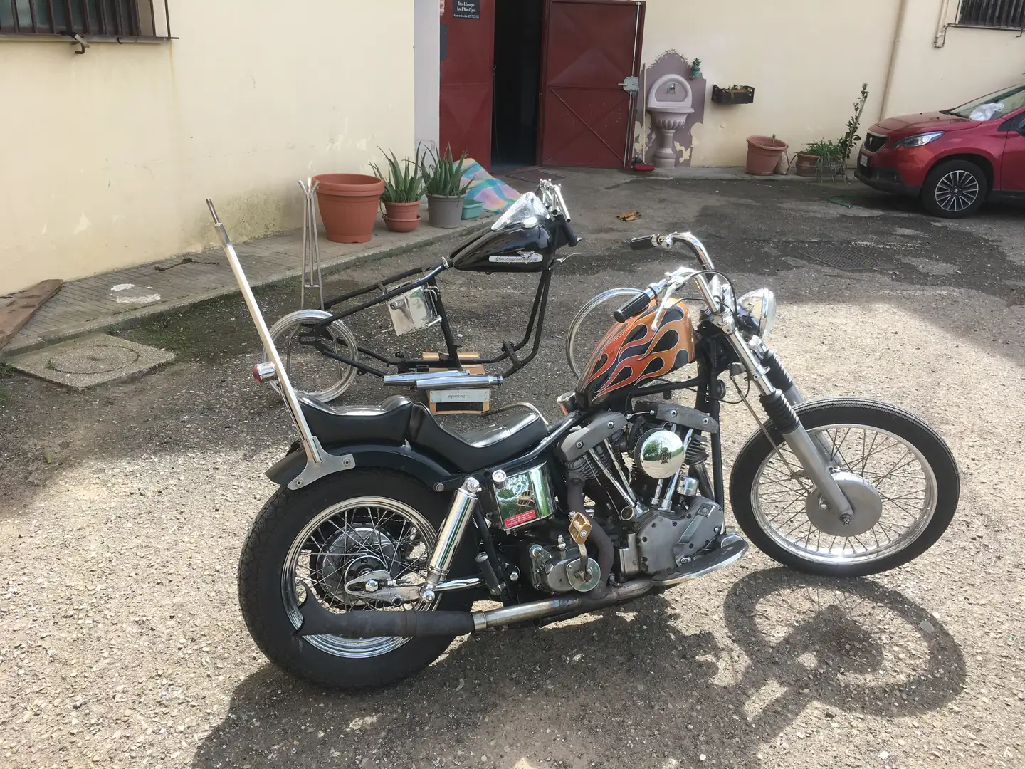 Harley-Davidson Early Shovel Negru - 1