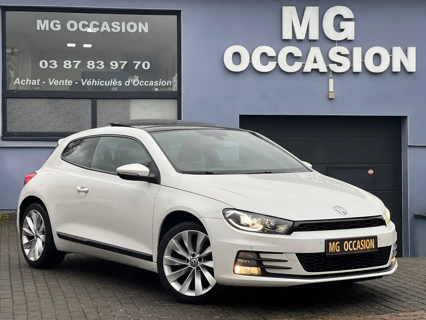 Volkswagen Scirocco 2.0 TDI 184 Sportline Blanc - 1