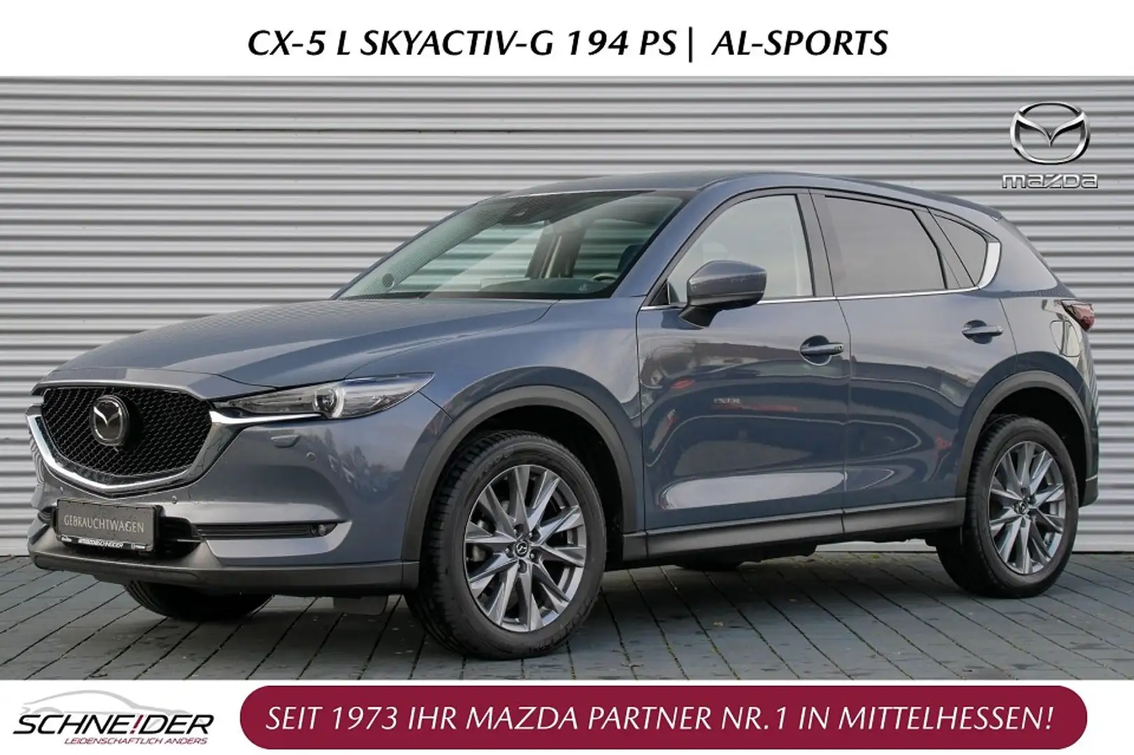 Mazda CX-5 SKY-G 194 AT Sports-Line AHK M+S Gris - 1