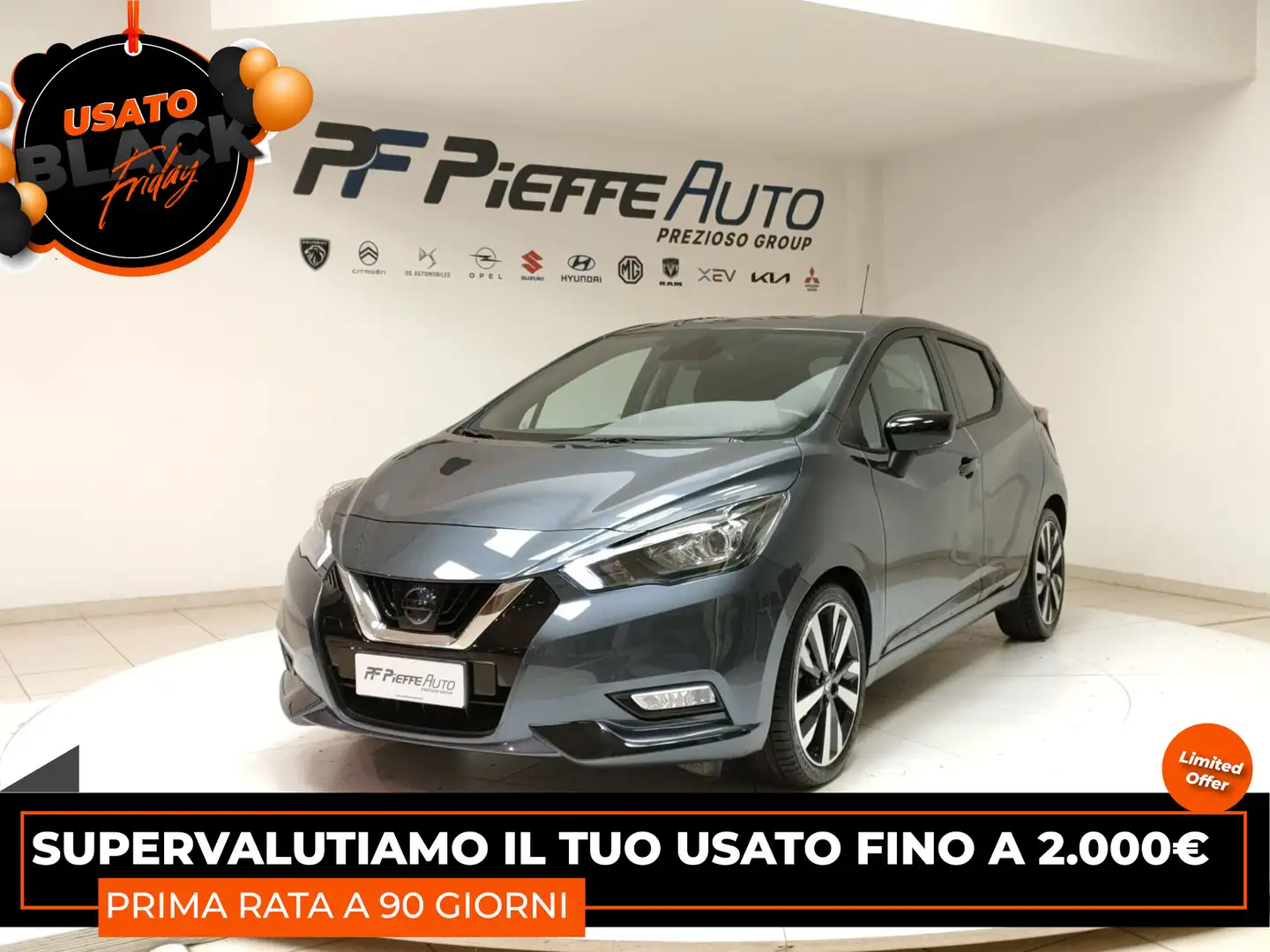 Nissan Micra 5ª serie - Micra IG-T 92 5 porte N-Design Grigio - 1