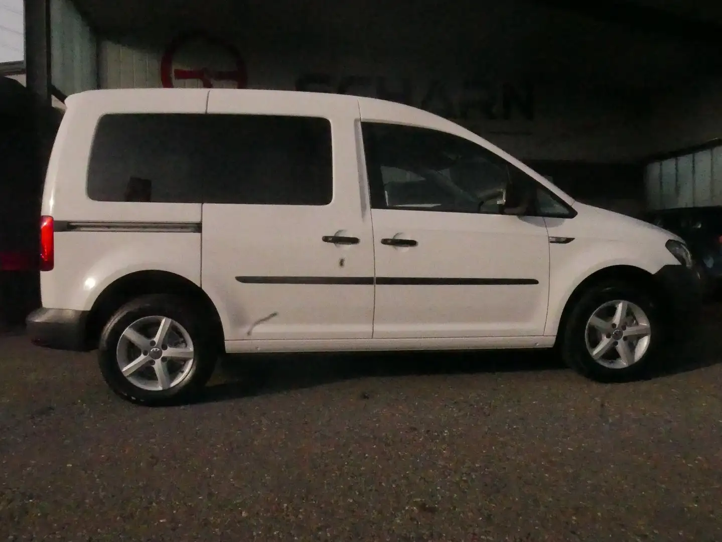 Volkswagen Caddy PKW ,1-Hand,MWST.Diesel,Klima Garantie! Weiß - 2