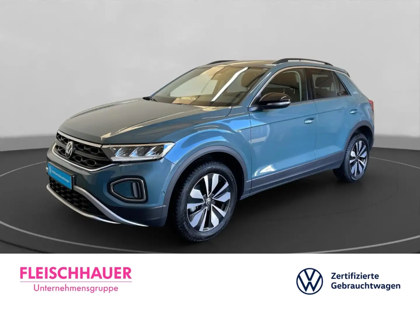 Volkswagen T-Roc 1.0 TSI Goal LED Apple CarPlay Navi Android Auto P Blau - 1