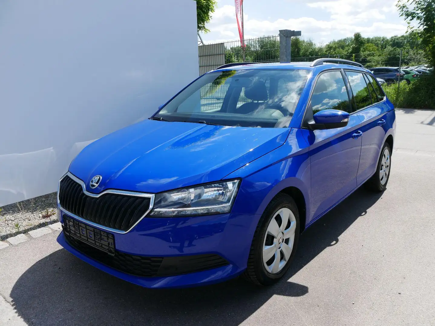 Skoda Fabia Combi 1.0 TSI Active*KLIMA*ZV*SPIEGEL-PAKET* Blauw - 2