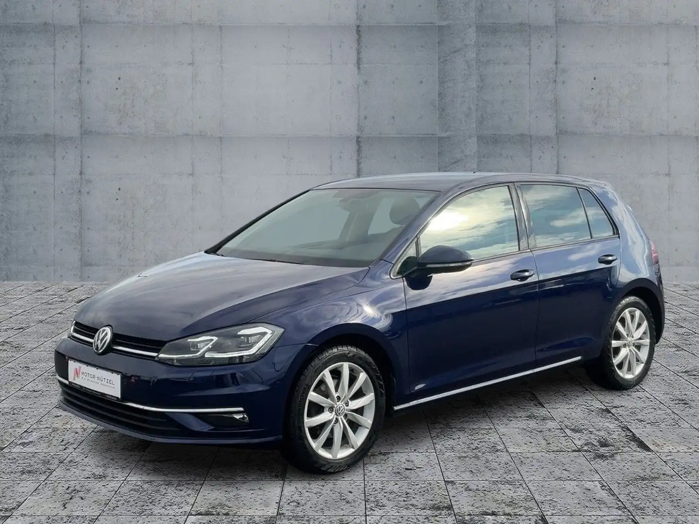 Volkswagen Golf VII 2.0 TDI HIGHLINE LED+NAVI+SHZ+2xPDC+NSW Bleu - 2