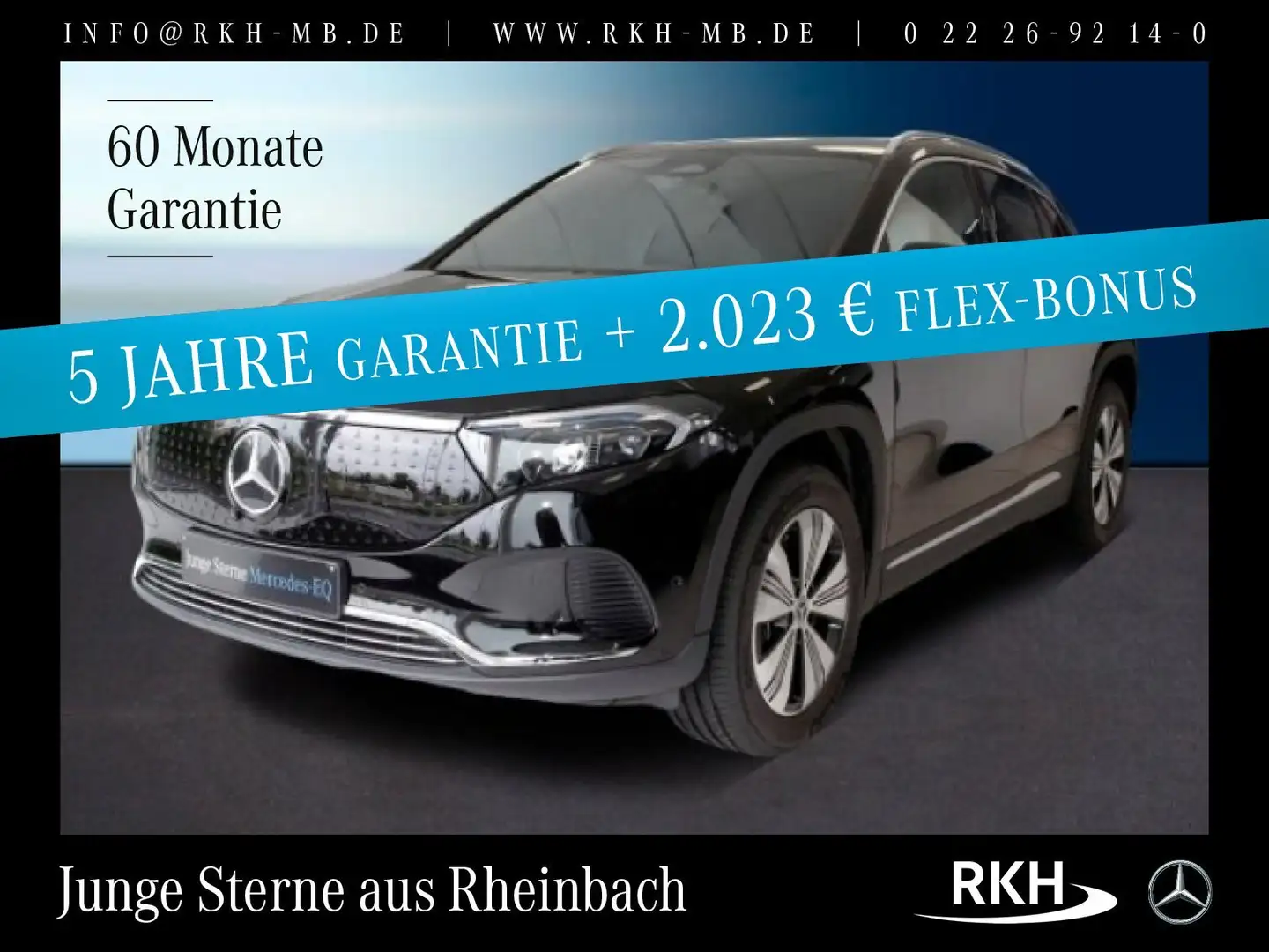 Mercedes-Benz EQA 300 EQA 300 4M Progr./PAN-SHD/360°/LED/Spiegel-Pa. Schwarz - 1