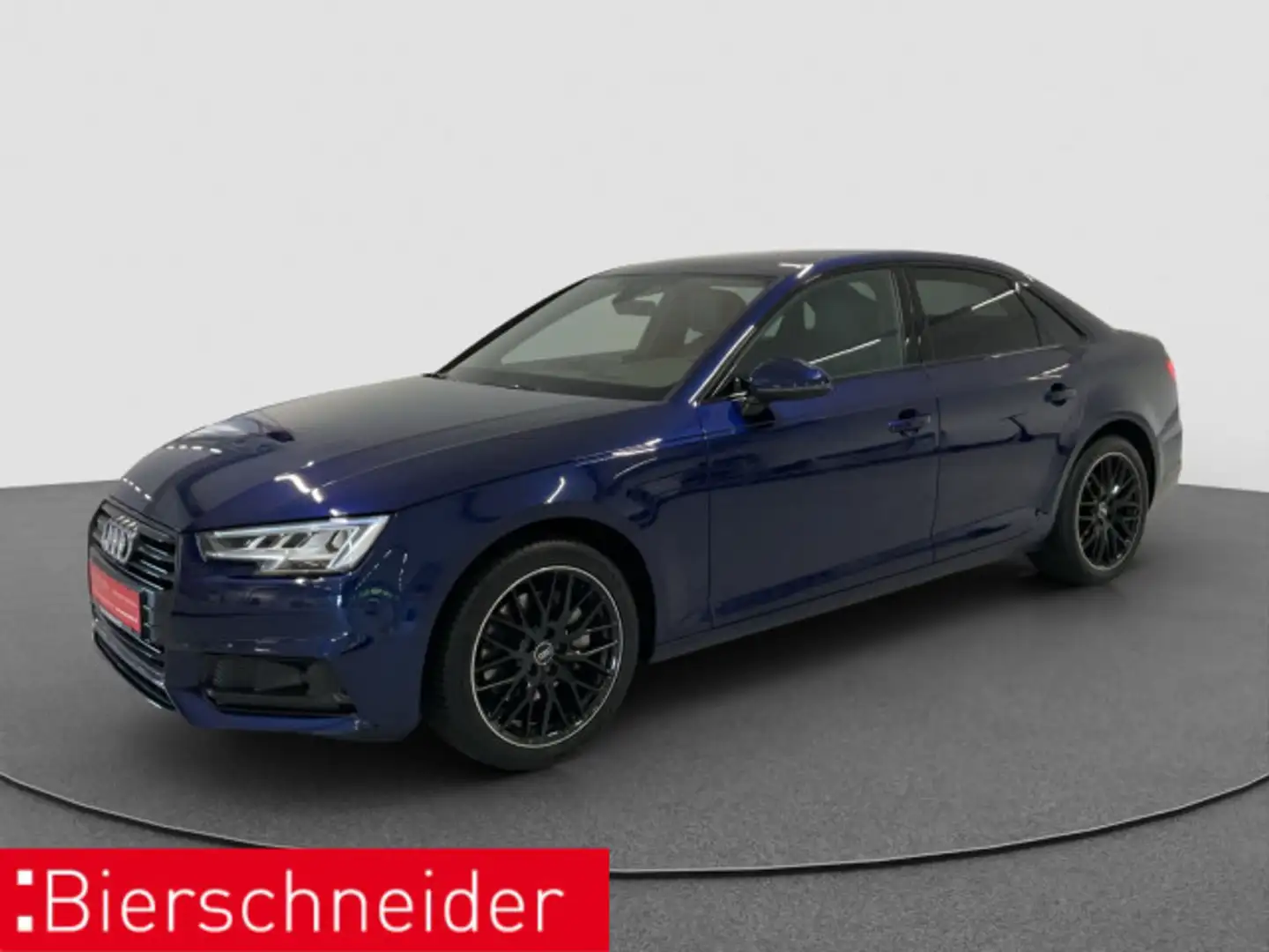 Audi A4 Lim 40 TDI qu sport Black 18 MATRIX STHZ ACC Bleu - 1