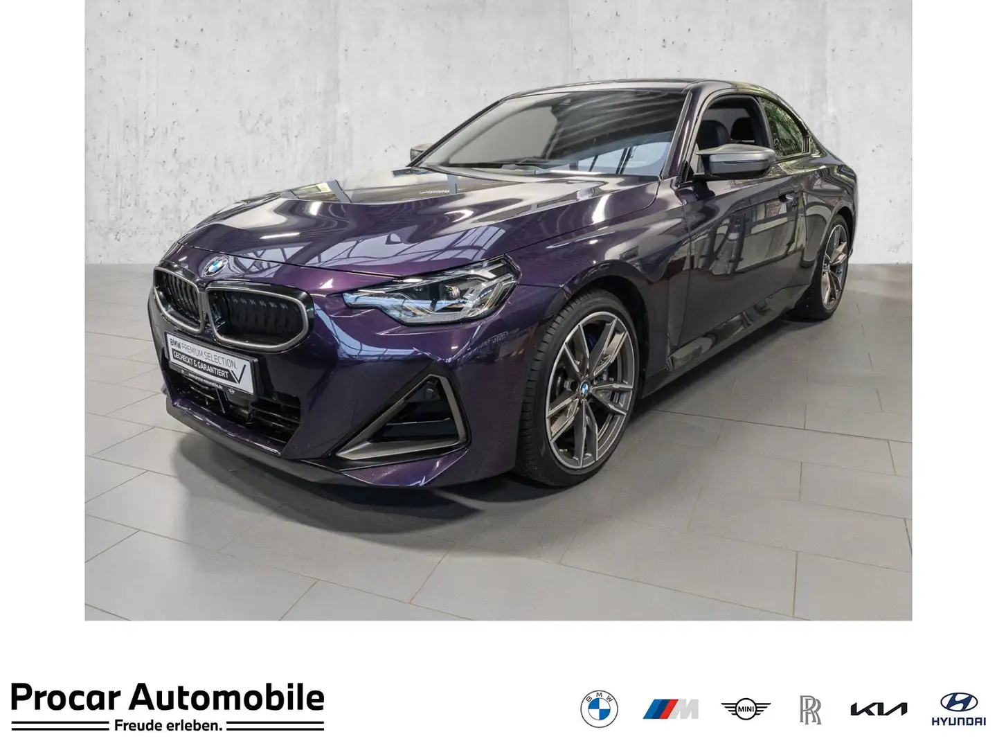 BMW 240 M240i xDrive M Sport Aut. GSD,Memory,LHZ,AdaptLED, Mauve - 1