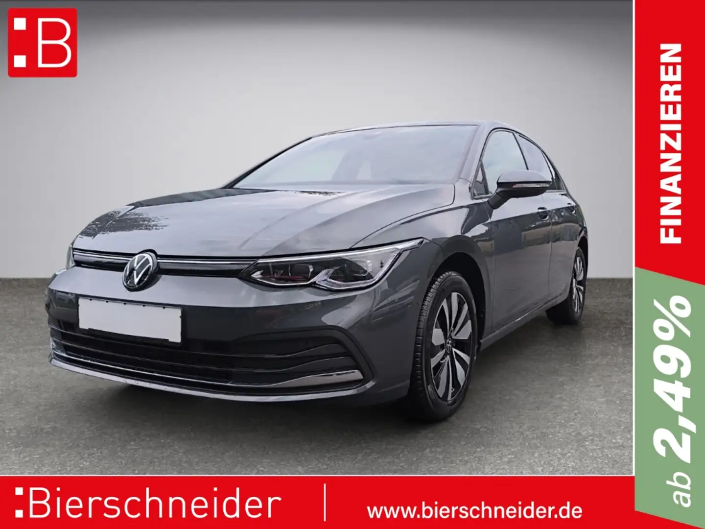 Volkswagen Golf 8 1.5 eTSI DSG Move 5-J-GAR NAVI AHK STANDHZG Grau - 1