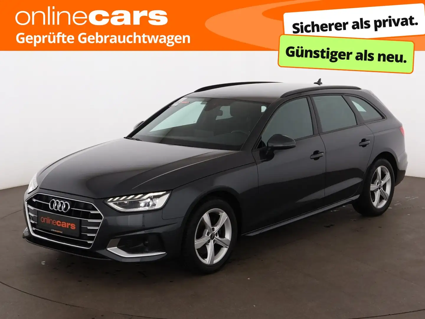 Audi A4 Avant 35 TDI advanced Aut LED AHK NAVI SITZHZG Grau - 1