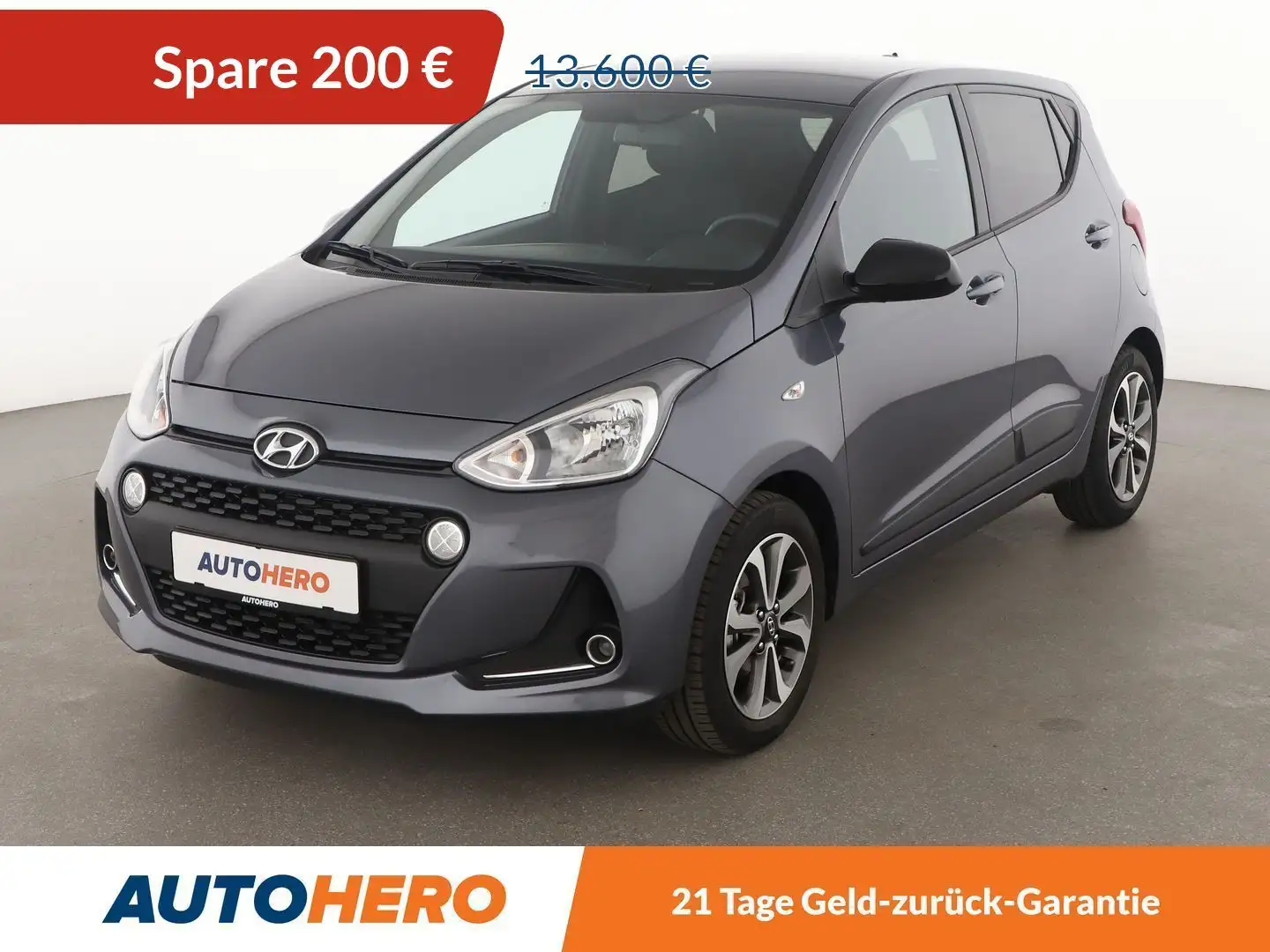 Hyundai i10 1.2 Passion + Aut.*PDC*SHZ*KLIMA*GARANTIE* Grau - 1