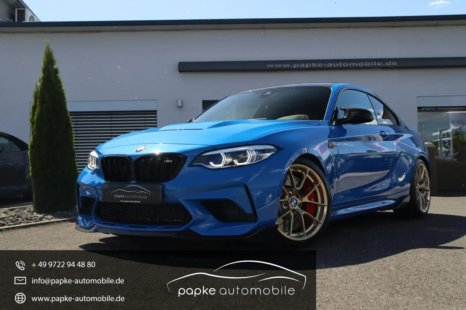 BMW M2 CS +HARMAN-KARDON+DRIVER+BRD+UNFALLFREI+CARBON+ Bleu - 1