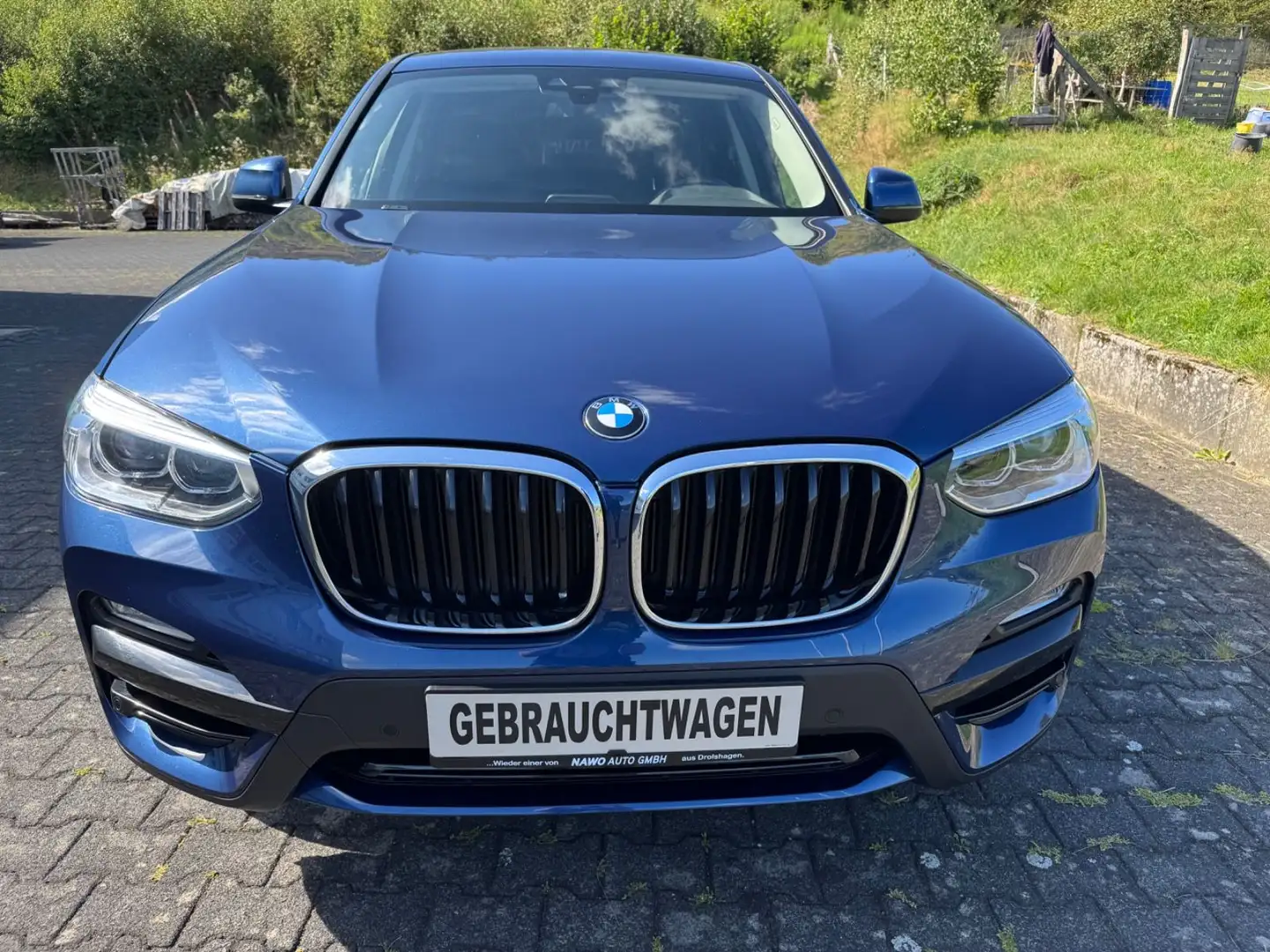 BMW X3 xDrive20 d-Automatik-Advantage-LED-Leder-AHK- Bleu - 2