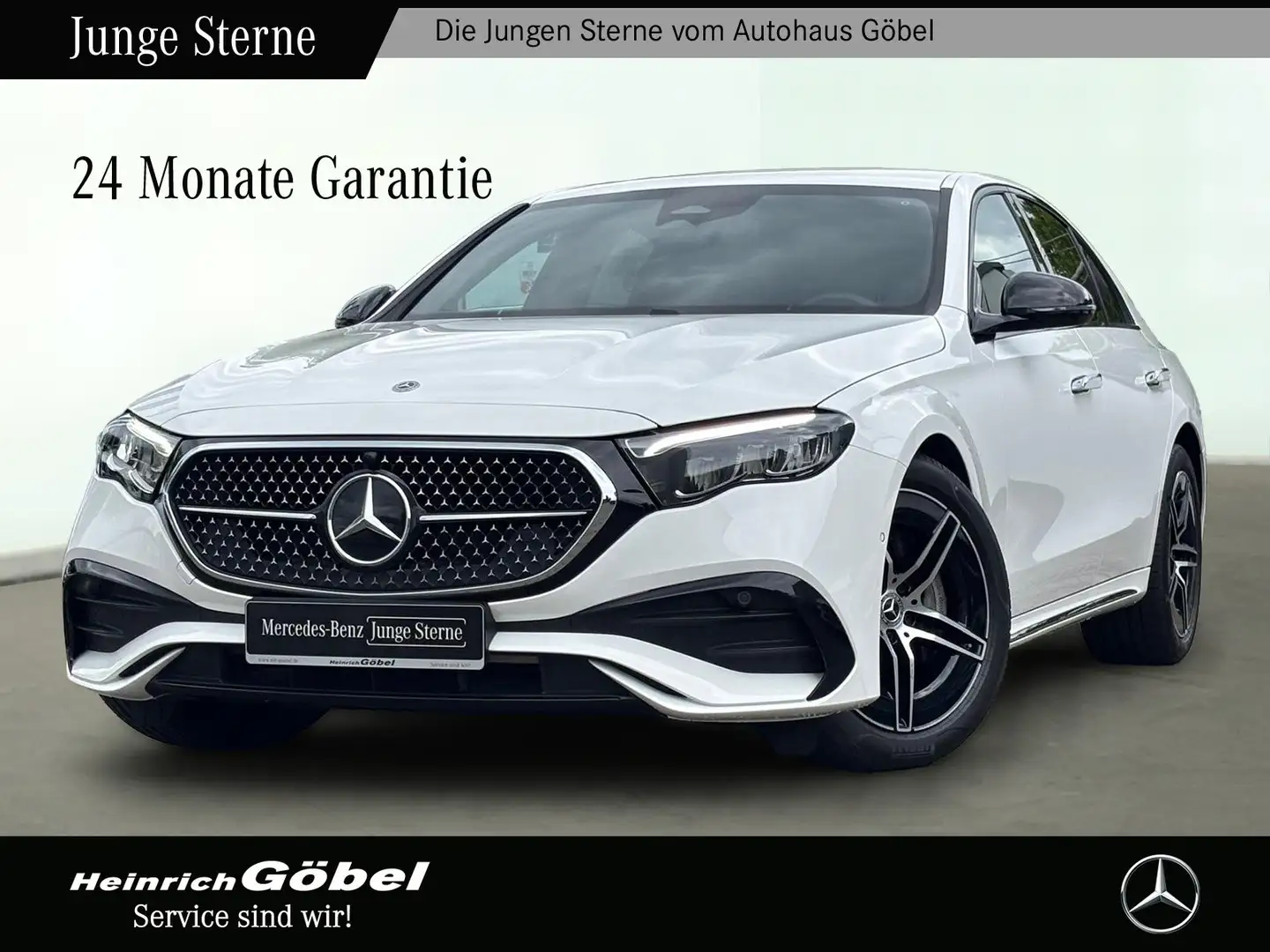 Mercedes-Benz E 200 AMG-ADV LED DIST AMB+ WP NP TW SHA KLG SPI Weiß - 1